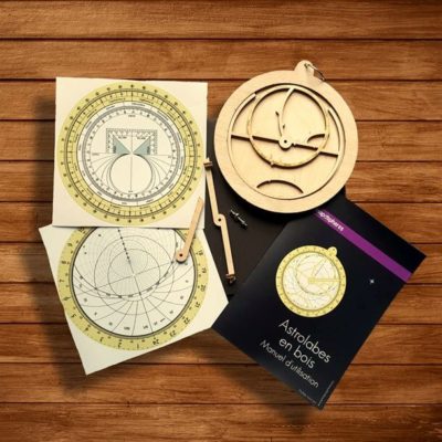 astrolabe en bois cadeau